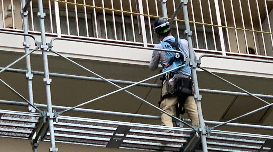 足場　くさび足場　西澤架設